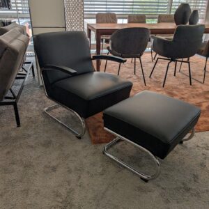 Thonet Sessel S 411 mit Hocker